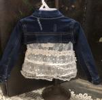 M.L. Kids Denim Jacket w/ Lace Back
