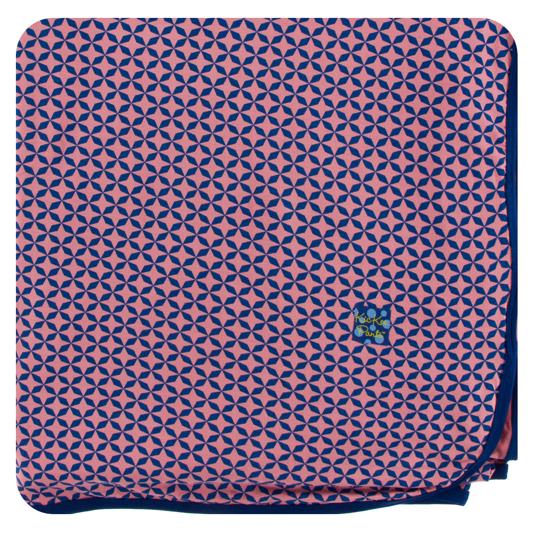 Kickee Pants Swaddle Blanket Desert Rose Taj Mahal