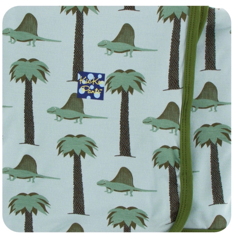 Kickee Pants Swaddle Blanket Dimetrodon