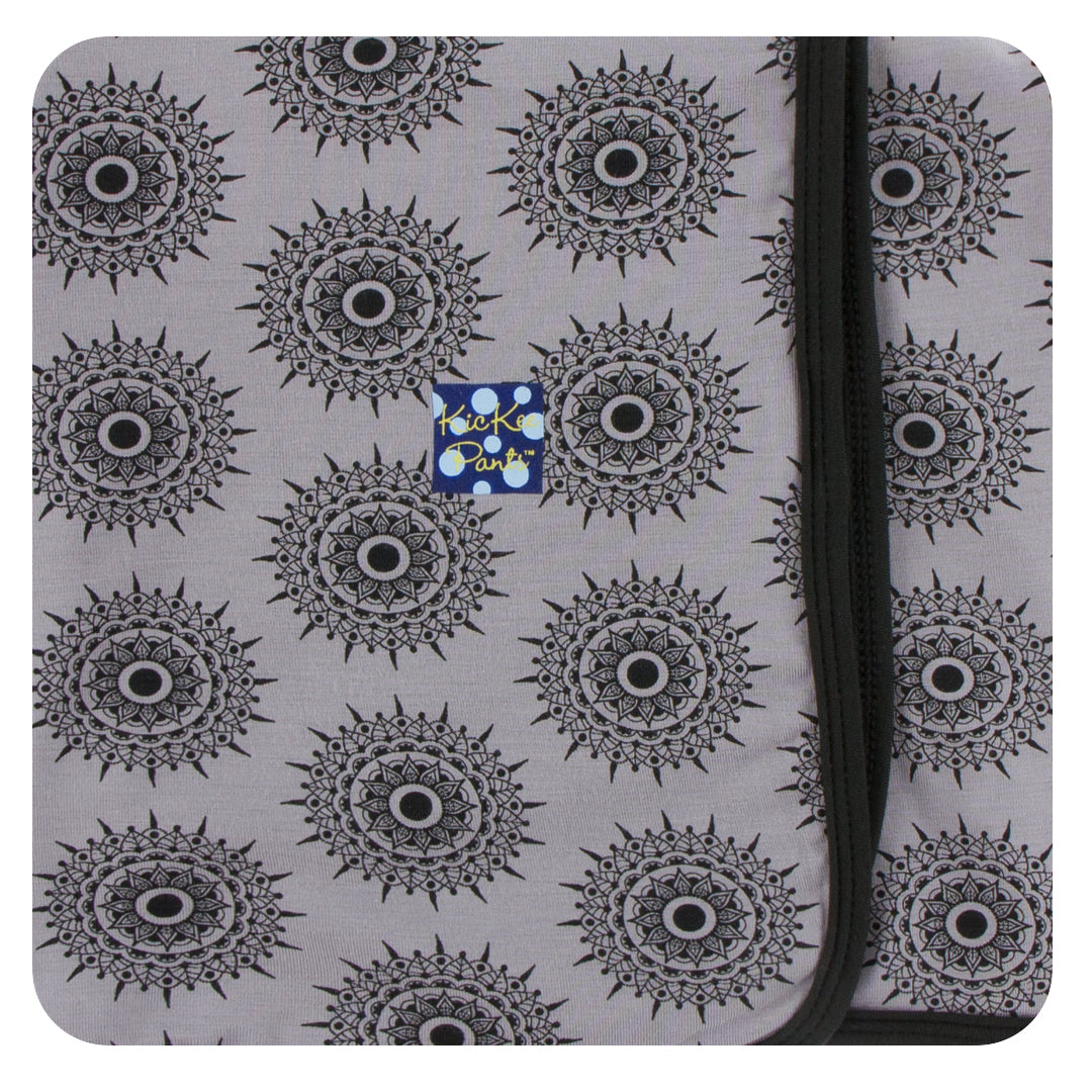 Kickee Pants Swaddle Blanket Feather Mandala