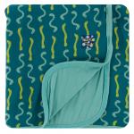 Kickee Pants Toddler Blanket Oasis Worms