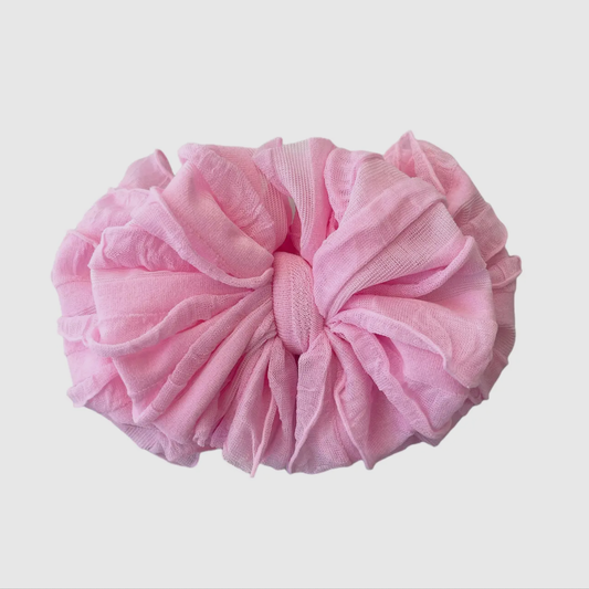 In Awe Ruffle Headband Bubble Gum Pink