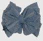In Awe Ruffle Headband Denim