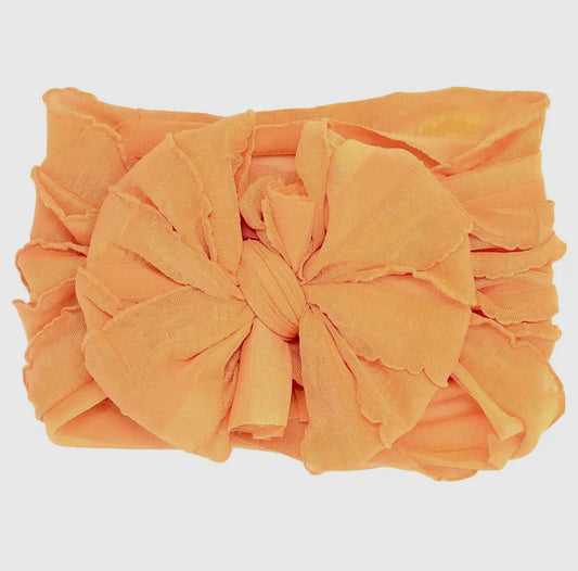 In Awe Ruffle Headband Dreamsicle