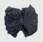 In Awe Ruffle Headband Dark Grey