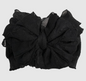 In Awe Ruffle Headband Black