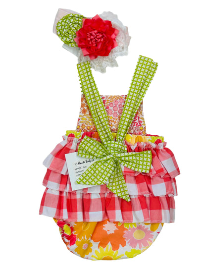 Haute Baby Sunsuit Polly's Picnic