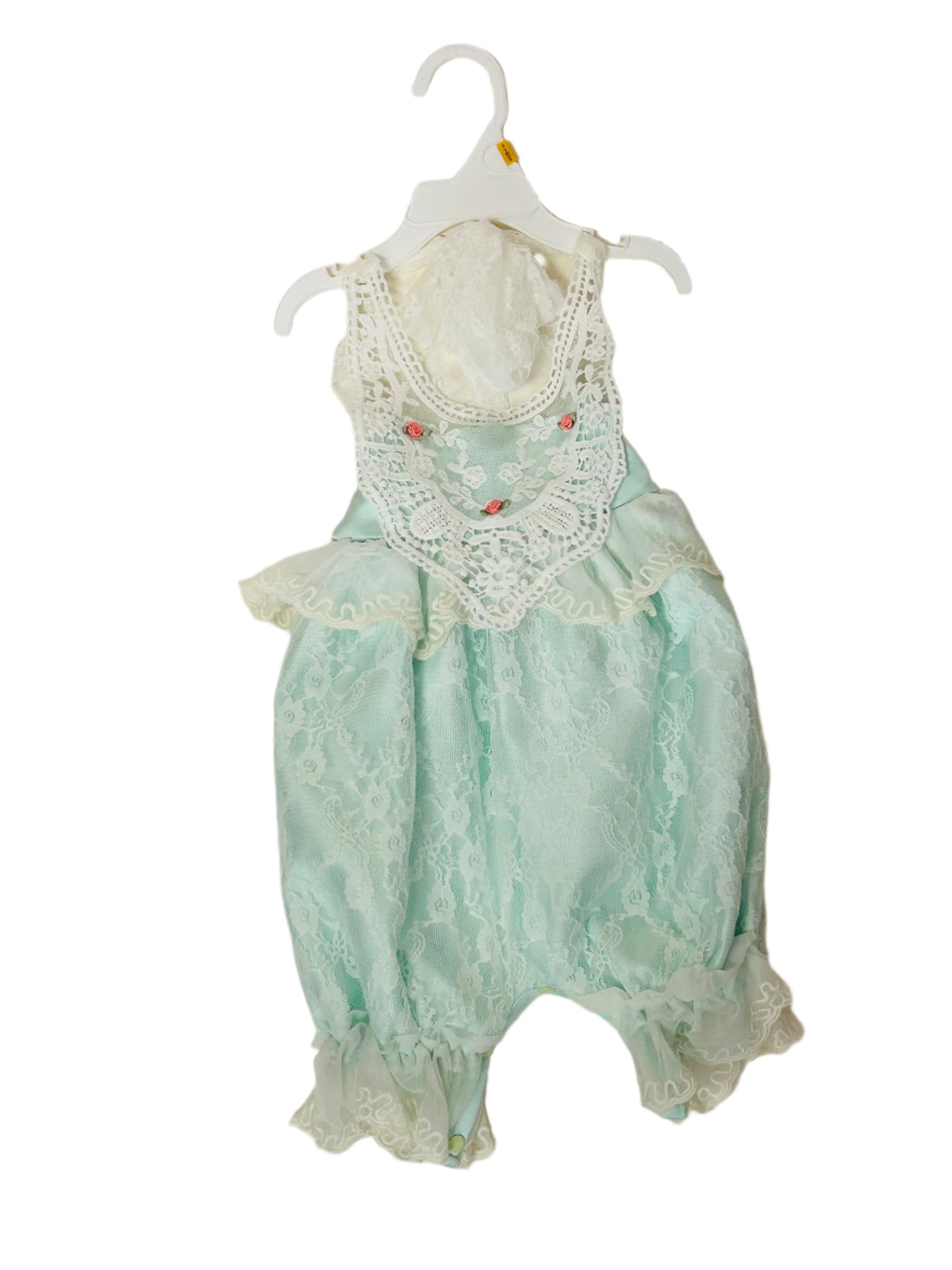 Frilly Frocks Mint Bubble Romper Aurora