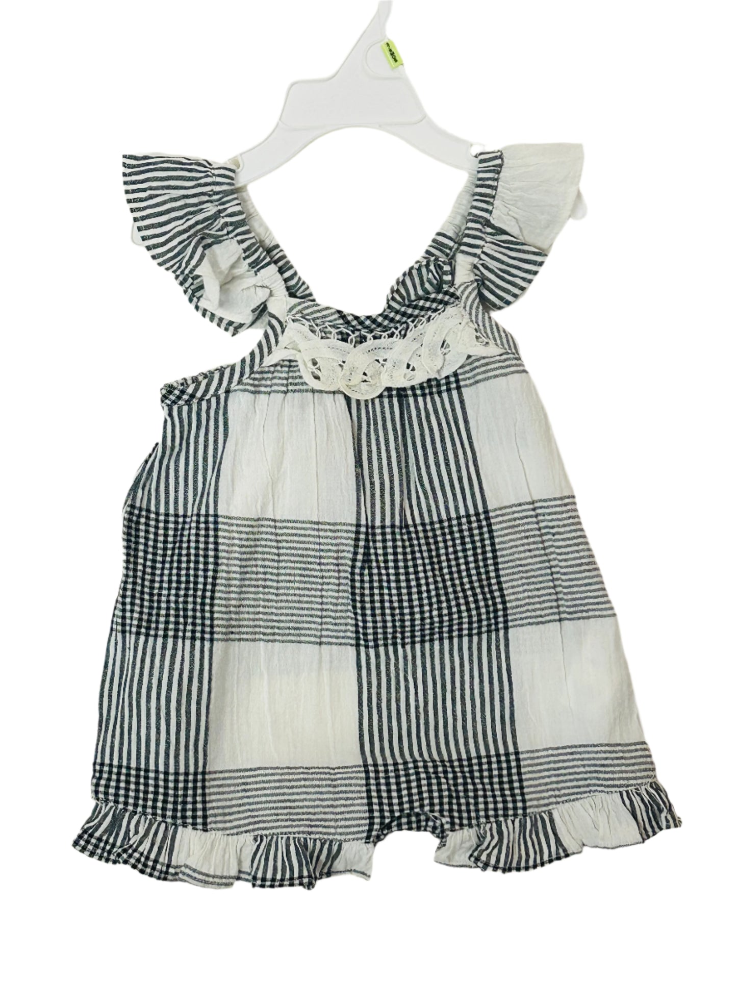 Mimi & Maggie Black/White Romper