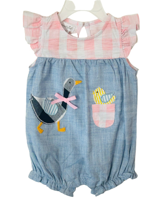 Mudpie Goose Bubble Romper