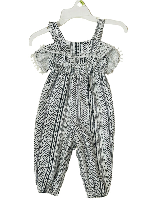 Bonnie Baby Romper Black/White 0450