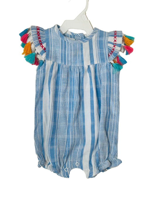 Mudpie Tassel Bubble Romper