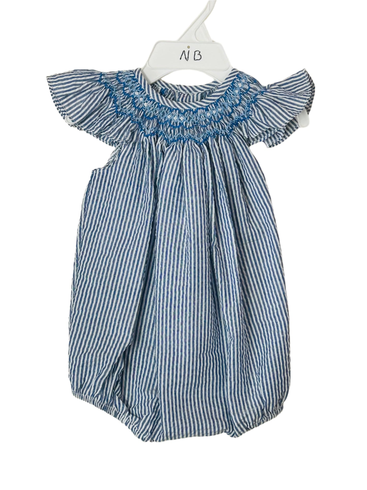 Mom & Me Blue Gingham Romper 10553