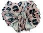 In Awe Ruffle Headband Leopard Pink