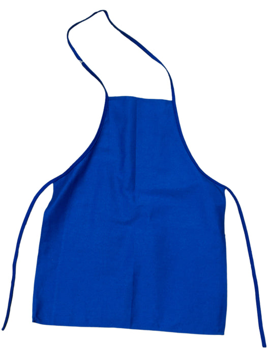 Children's Apron in Solid Blue
