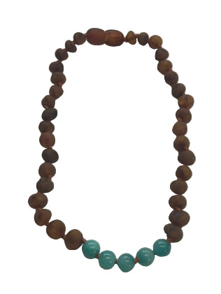 Momma Goose Baltic Amber Baby Necklace #1052