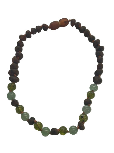 Momma Goose Baltic Amber Baby Necklace #1070