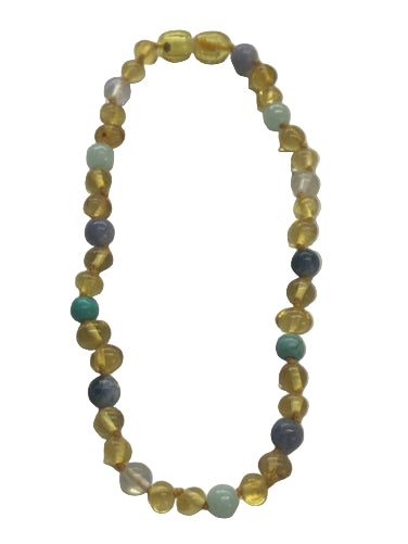 Momma Goose Baltic amber Baby Necklace #1074
