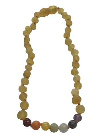 Momma Goose Baltic Amber Baby Necklace #1058