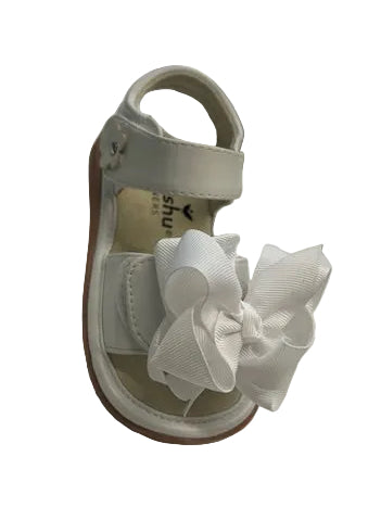 Mooshu Squeaker Sandal RSB White