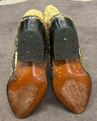 Vintage Gavel Brand Python Unisex Boots