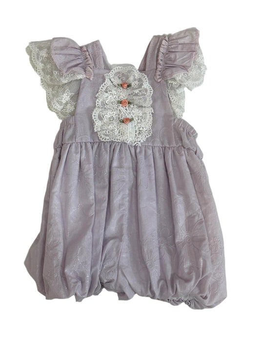Frilly Frocks Violet Bubble Romper FFV01