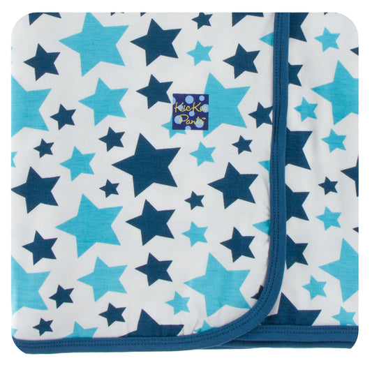 Kickee Pants Swaddle Blanket Confetti Star