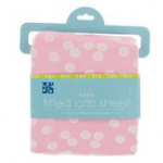 Kickee Pants Crib Sheet Lotus Sand Dollar