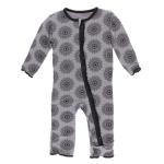 Kickee Pants Boy Coverall w/Zipper Feather Mandala