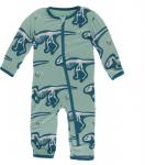 Kickee Pants Boy Coverall w/Zipper Shore T-Rex Dig