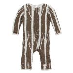 Kickee Pants Boy Coverall w/ Zipper Falcon Snow