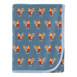 Kickee Pants Swaddle Blanket Parisian Rooster