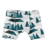 Kickee Pants Boy Boxer Brief Natural Cabins and Tents