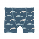 Kickee Pants Boy Boxer Brief Deep Sea Narwhal