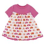 Kickee Pants S/S Swing Dress Natural Camper