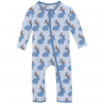 Kickee Pants Boy Coverall w/2 way Zipper Dew Jackalope