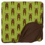 Kickee Pants Throw Blanket Double Layer Meadow Bad Moose