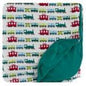 Kickee Pants Throw Blanket Double Layer Natural Toy Train