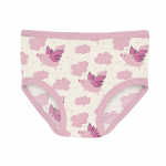 Kickee Pants Girl Underwear Print Natural Flying Pigs