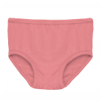 Kickee Pants Girl Underwear Solid Strawberry