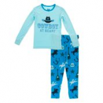 Kickee Pants Boy L/S Pajama Set Amazon Cowboy