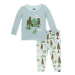 Kickee Pants Boy L/S Pajama Set Woodland Cabin