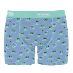 Kickee Pants Men Boxer Brief Dream Blue Bespeckled Frogs