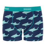 Kickee Pants Men Boxer Brief Flag Blue Sharky