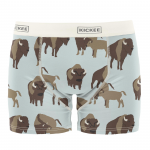 Kickee Pants Men Boxer Brief Fresh Air Bison