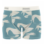 Kickee Pants Men Boxer Brief Glacier Cloud Whales