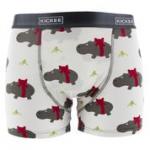 Kickee Pants Men Boxer Brief Natural Christmas Hippo