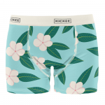 Kickee Pants Men Boxer Brief Summer Sky Plumeria