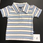 Kickee Pants Boy S/S Polo Shirt Musical Stripe