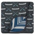 Kickee Pants Toddler Blanket Stone Paddles and Canoe
